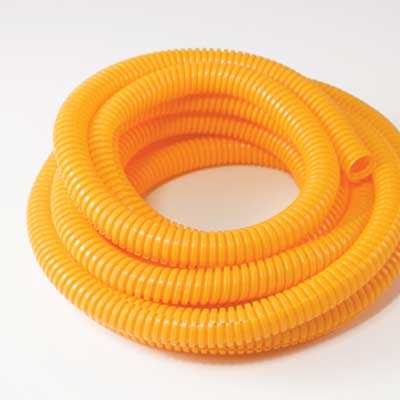 JT&T Yellow Split Wire Loom Flex-Guard Convoluted Tubing