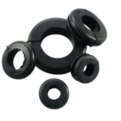 JT&T 4450H Assorted Grommets with 1/4", 5/16", 3/8" Mounting Holes, Black