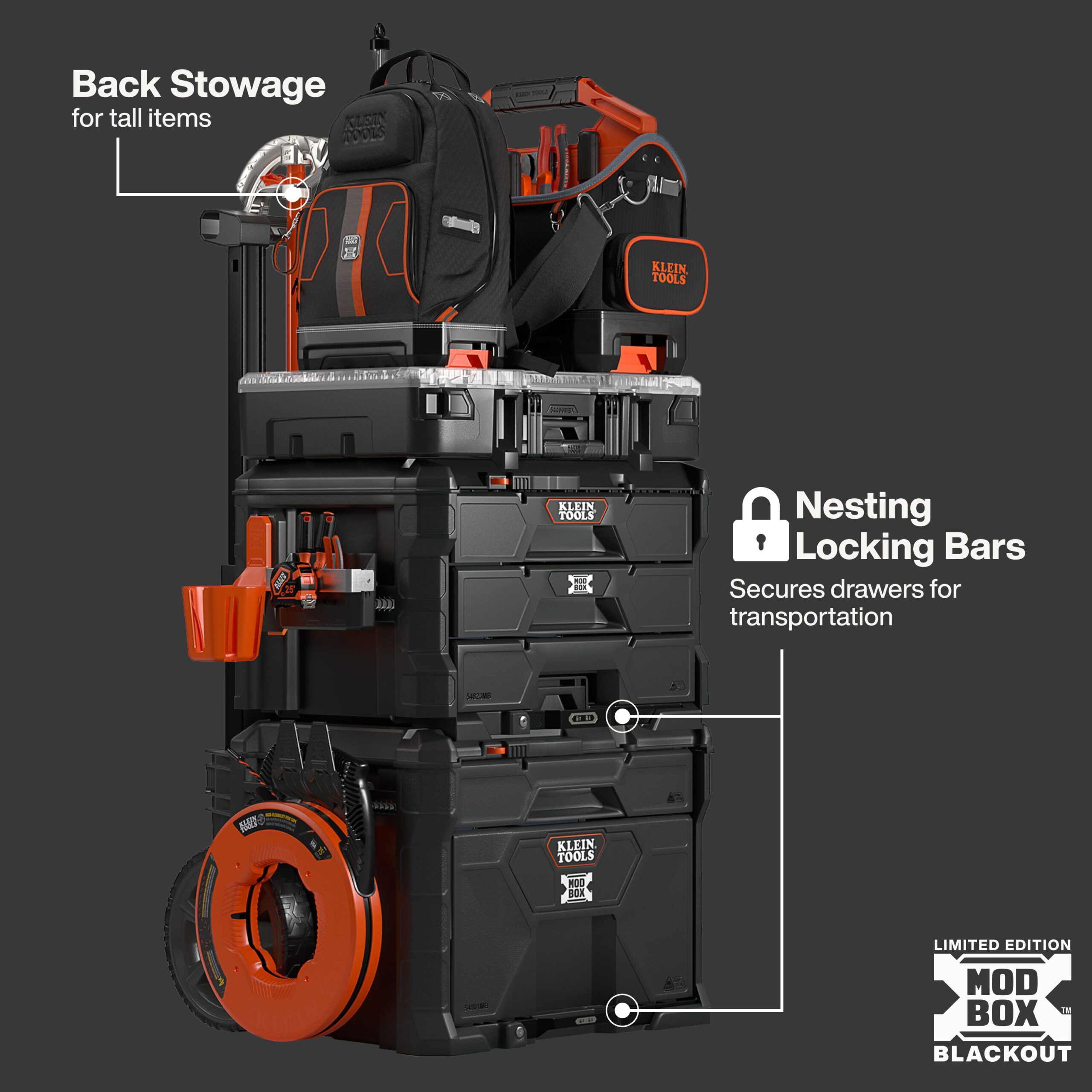Klein Tools 548BLKSTK MODbox™ Blackout 3-Piece Set - Image 12